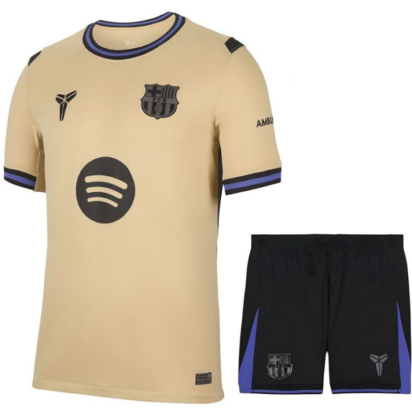GOSTUJOČI OTROŠKI KOMPLET FC BARCELONA 2025/2026