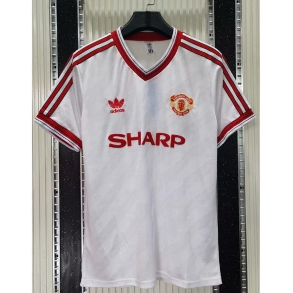 GOSTUJOČI BELI RETRO DRES MANCHESTER UNITED FC 1986