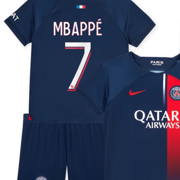 DOMAČI OTROŠKI KOMPLET PSG 2023/24 - MBAPPE 7