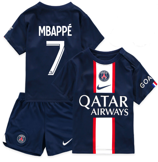 DOMAČI OTROŠKI KOMPLET PSG 2022/23 - MBAPPE 7