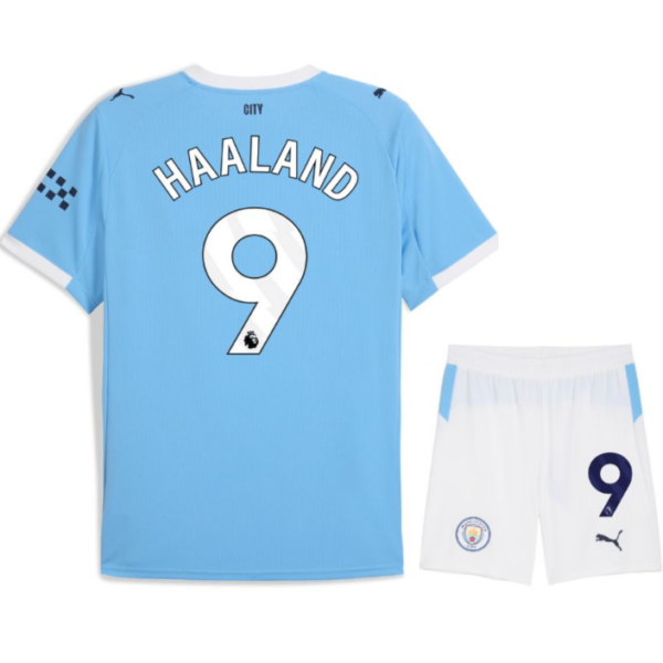 DOMAČI OTROŠKI KOMPLET MANCHESTER CITY 2025/26 - HAALAND 9