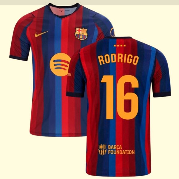 DOMAČI OTROŠKI KOMPLET FC BARCELONA 2026/27 - RODRI #16